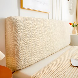 JOKIVTOU Solid Jacquard Fabric Headboard Covers Slipcover,Stretch Bed Headboard,Bed Head Cover Slipcover Backrest Cover Headboards Beds Cover Protective Universal Dustproof Modern