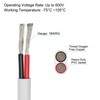 sourcing map 2 Core 18AWG Duplex Marine Cable 50 Ft