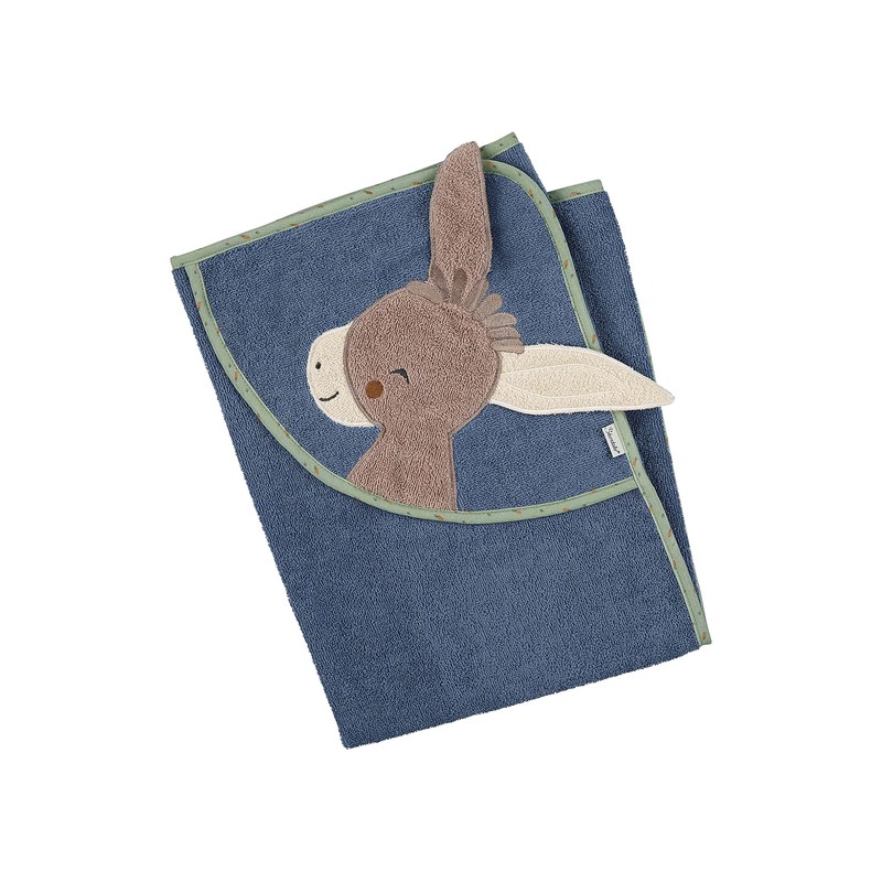 Sterntaler Emmilius Hooded Bath Towel 80 x 80 cm with