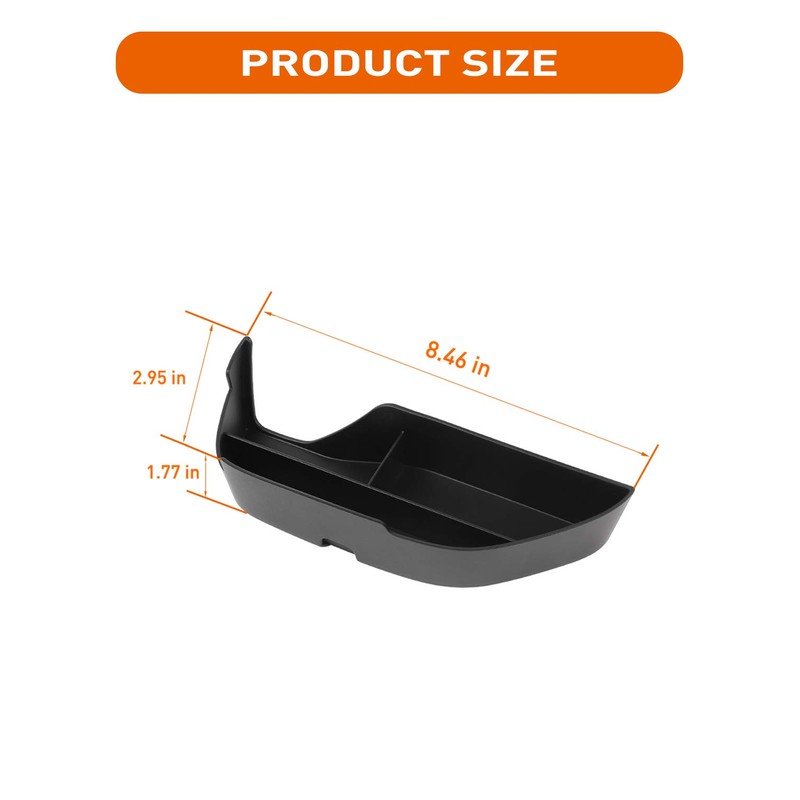 Savadicar - Bandeja de almacenamiento frontal para Jeep Renegade 2015-2017,