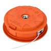 Cabezal Universal Metalica Acceso Para Desmalezadora Césped Naranja
