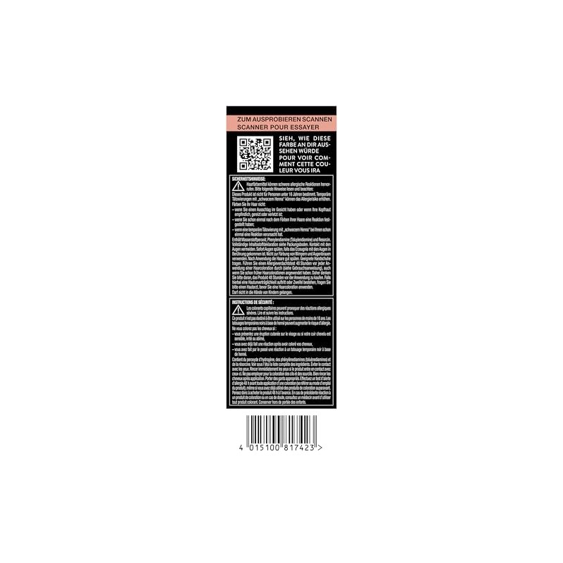 SYOSS Coloration 5_8 Hazelnut (115 ml), Permanent Colouration with Keratin