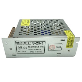 Lian Shi 5V 5A 25w Universal Switching Power Supply Voltage Regulator Transformer Short Circuit overcurrent Protection AC220V to DC5V for Industrial Automation 3D Printer LED Light