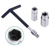 WINTOWIN Spark Plug Socket Wrench T-Handle, Universal Spark Plug Wrench