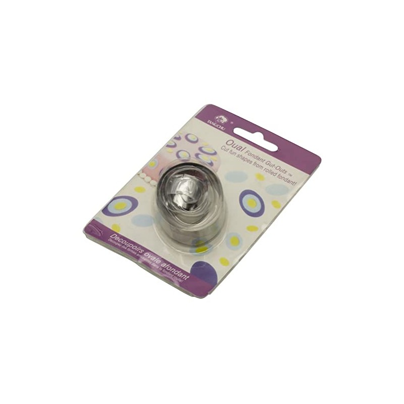 Yolli Oval Hearts Fondant Cutter Set - 3 Sizes -