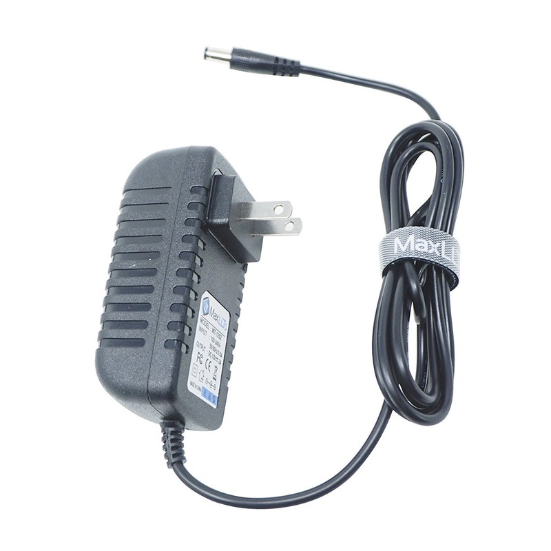 MaxLLTo 6Ft Extra Long Replacement 12V 2A AC/DC Wall Power