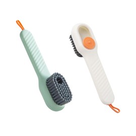 Ximimark 2pc Multi-Tasking Soft Hair Brush - Gentle Cleaning for Shoes, Laundry, and Household Surfaces - No Damage, Easy to Use, and Perfect for Delicate Items