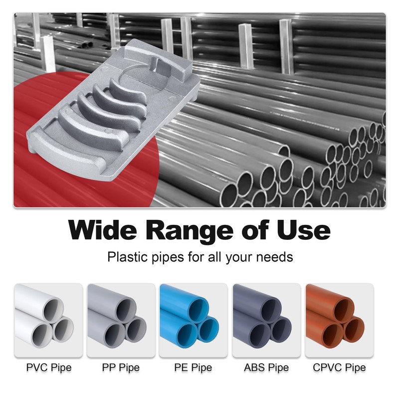 APIOLO Deburring Tool for Plastic Pipe, Suitable for 6 Pipes