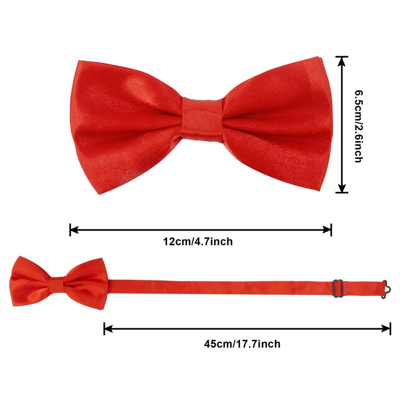 Time to Sparkle Bow Tie Mens Bowties Pre-tied Shape Clip