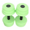 2pcs Floating Dumbbell EVA Thread Design Aquatic Exercise Dumbbell for