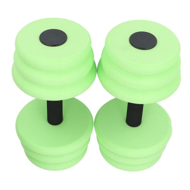 2pcs Floating Dumbbell EVA Thread Design Aquatic Exercise Dumbbell for