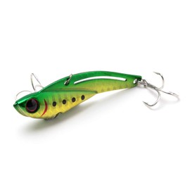 Jackson Teppan Vibe Lure, Metal Vibe, 2.2 inches (55 mm), 0.5 oz (14 g), Gold-Green GGR