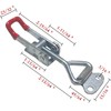 Accessbuy Toggle Clamp Latch 4001 Style,150Kg 330Lbs Holding Capacity Toggle