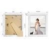 iRahmen 8x10 Picture Frame Set of 4, High Definition Glass