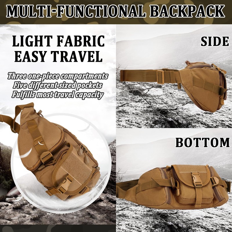 Taeku Tactical Fanny Pack, Military Waist Bag Utility Hip Pack