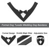 Dog Tuxedo, Formal Dog Wedding Bandana Wedding Collar with Bow