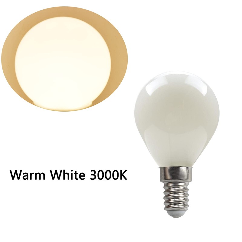 E12 3W LED Light Bulbs G50/G16.5 Globe Light Bulbs 30