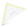 Aristo TZ-Dreieck ARISTO m.Griff Hyp.32,5cm PLEXIGLAS GLASKLAR, 1648/2