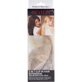 Revlon Ready-to-Wear Hair 2-in-1 Extension Wrap 11" | Five Hair colors to choose - French Vanilla