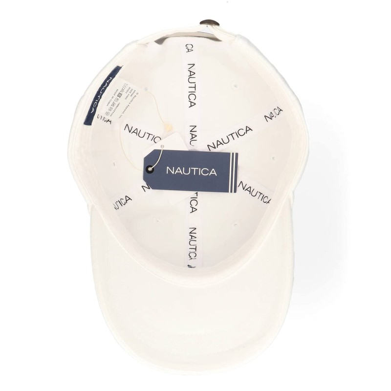 Nautica Basic Cotton Twill Low Cap, 004 off white