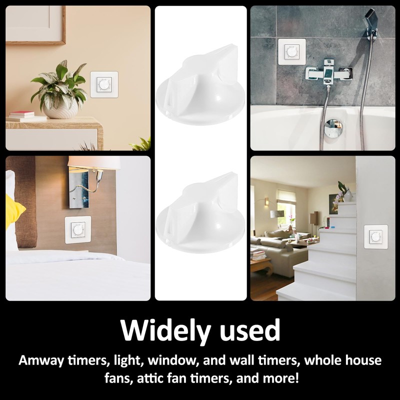 2Pack Timer Switch Knob Replacement, 146mt574 Timer Knobs Compatible with