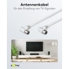 Goobay 11521 Angled Antenna Cable, Satellite Connection Cable, Satellite Cable,
