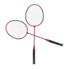 LEIJIAER Badminton Racket Offensive Iron Alloy Lightweight Comfortable Grip Sports