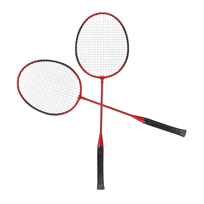 LEIJIAER Badminton Racket Offensive Iron Alloy Lightweight Comfortable Grip Sports