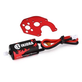 INJORA RC Motor II 050 66T つや消しモーター メタルマウント付き AX24 SCX24 Gladiator Bronco C10 JLU デッドボルト B17 Axial 1/24 クローラー アップグレードパーツ