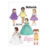 Butterick Schnittmuster 6336 OSZ Puppe Kleidung nähen Muster, 18