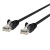 ONN ONA18CH005 Ethernet Cat6 Networking Cable Snagless, 75 feet, Black