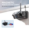 eRapta Wireless Backup Camera Magnetic: 5” Portable, 1-Min Install-Free Trailer