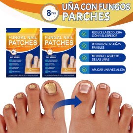 Parches Para El Tratamiento De Las Uñas Fungal Nail Patches,Parches Reparadores de Uñas, Protector para Las Uñas de Los Pies 32pcs