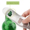AMXRD Garlic Press Rocker & Silicone Peeler (Random Color), Stainless