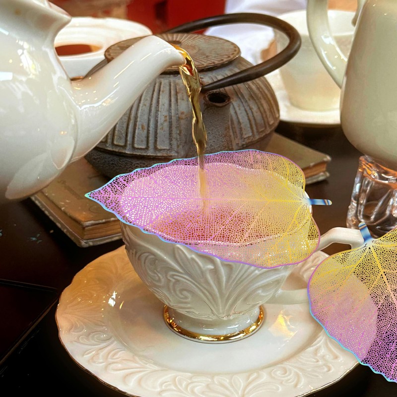 Premium Stainless Steel Tea Infuser, Bodhi Leaf Shaped Loose Leaf