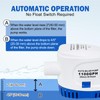 ECO-WORTHY Automatic 12V Bilge Pumps for Boats 1100GPH Auto with