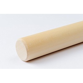 [Made in Japan/Craftsman Handmade] Rolling Pin/Rolling Pin φ1.1 - 1.2 inches (28 - 30 mm) / Hiba Buckwheat / Buckwheat Making Tool (Diameter 1.1 inches (28 mm), 29.5 inches (750 mm)