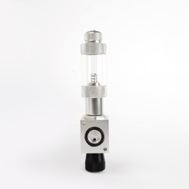 LANDEN AverVita Manifold Block for CO2 Regulator Advance, Expandable Manifold Blocks with Integrated Bubble Counter and Precision Needle Valve