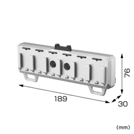 Tajima Safety System Safe Holder for Metal Building Materials, Magnetic, 6 Strands SFM-MMHLD6, Yoke Structure and Strong Neodymium Magnets for Securely Securing Tools, Can Be Installed on Distribution