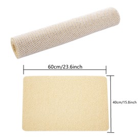 Shower Mat Non Slip PVC Bath Mat for inside shower,bathroom (40x60cm Yellow)