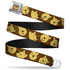 Buckle-Down Seatbelt Belt Winnie the Pooh XL