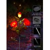 Brightown Outdoor Solar Garden Lights - 4 Pack LED Flower