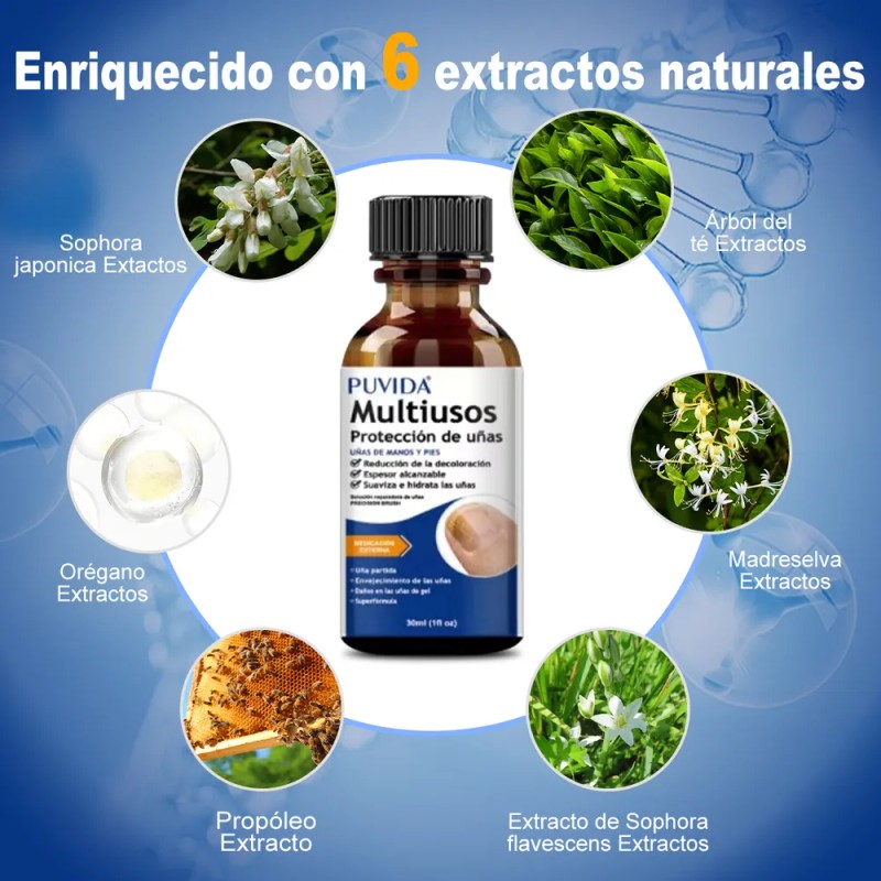 Kit 2 Uñas Hongo Líquido-inhibición 99% Hongos 30ml*2