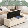 Royal Windsor Ottoman with Storage,Tufted Storage Bench with Safety Hinge,Holds