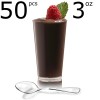 Zappy 50 3 Oz Disposable Plastic Straight Wall Shooter Glasses