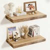 Floating Shelves for Wall, Solid Wood Wall Shelves Set of