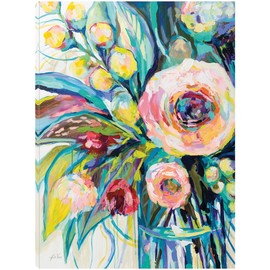 Fine Art Canvas Pink Delights I Canvas Wall Decor by Artist Jeanette Vertentes for Living Room, Bedroom, Bathroom, Kitchen, Office, Bar, Dining & Guest Room - Ready to Hang - 24 in x 32 in