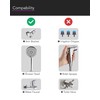Singing Rain 71 inches Kink-Less Chromed Flexible Stainless Steel Shower