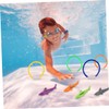 Gatuida 4Pcs Adorable Diving Sharks Multi Function Portable Pool for