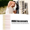 10Pcs 1/4SAE HVAC Access Valve, Service Access Valve Brass Multi